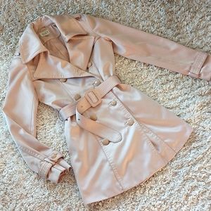 Suzy Shier Tan Trench Coat